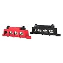 Genuine Unused 4 Post Busbar Bus Bar Power Distribution 12V 250A 5/16" Red & Black Pair OEM-Quality Replacement Part