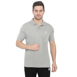 GenX Mens Solid Regular Fit Polo Shirt