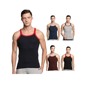 Genx Mens Super Combed Cotton Gym Vest