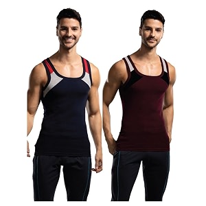Genx Mens Super Combed Cotton Gym Vest