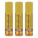 Geofresh Elaichi Breath Refresh | Your Pocket-Sized Burst of Natural Freshness | Power of 150+ Sprays in a Bottle | Fights Odour & Supports Oral Hygiene | Alcohol-Free and On-the-Go Use Pack of 3 (15g each)