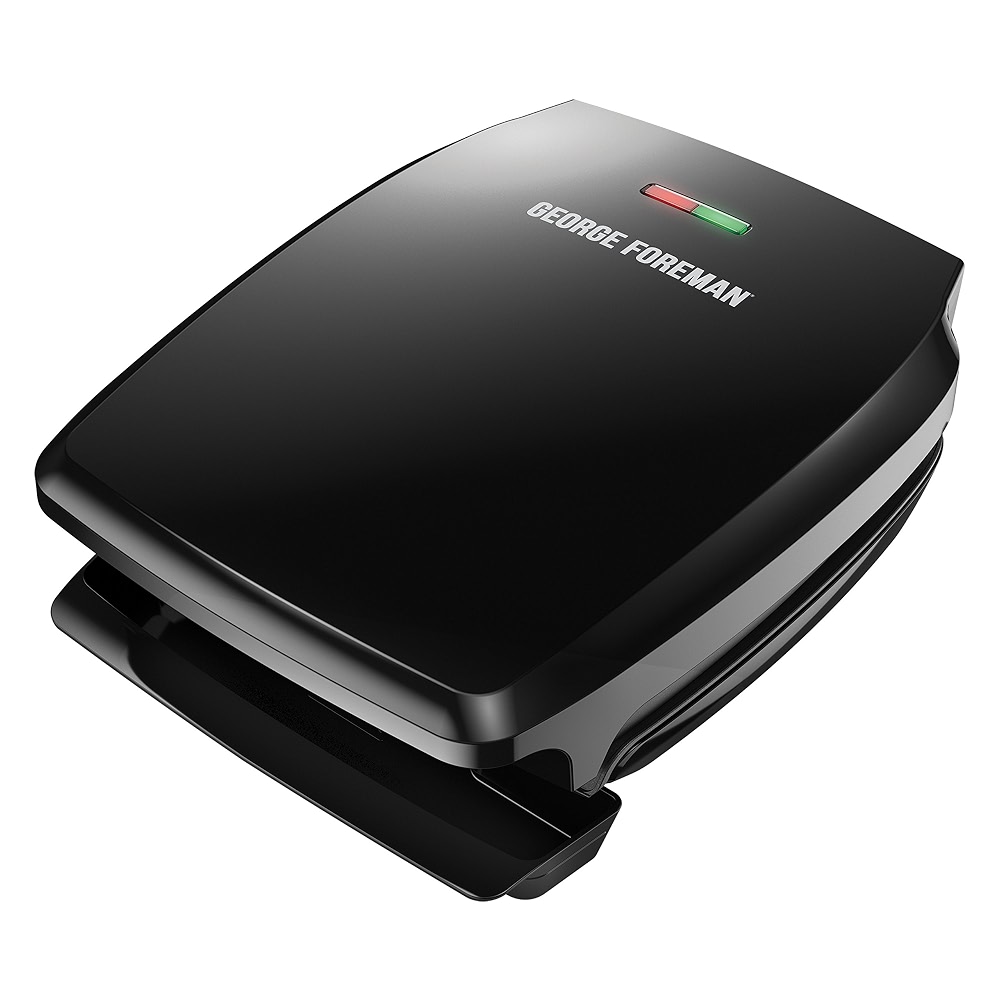 George Foreman GR340FB 4-Serving Classic Plate Electric Indoor Grill ...