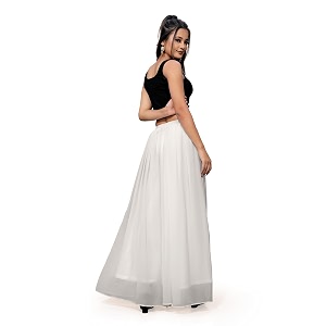 georgette bonanza soft flared palazzo mid waist