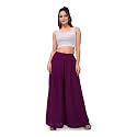 Georgette Bonanza Soft Flared Palazzo (MID Waist)