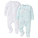Gerber Baby 2-pack 2-way Zip Thermal Footed Sleep 'N Play