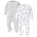 Gerber Baby 2-pack 2-way Zip Thermal Footed Sleep 'N Play