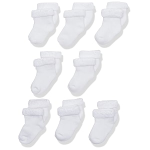gerber baby 8-pair organic wiggle proof sock