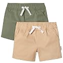 Gerber Baby Baby Toddler Unisex Stretch Chino Shorts