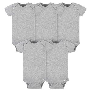 gerber baby bodysuits short sleeve variety 5-pack unisex
