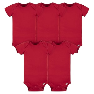 gerber baby bodysuits short sleeve variety 5-pack unisex