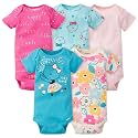 Gerber Baby Bodysuits Short Sleeve Variety 5-Pack Unisex