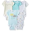 Gerber Baby Bodysuits Short Sleeve Variety 5-Pack Unisex