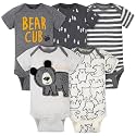 Gerber Baby Bodysuits Short Sleeve Variety 5-Pack Unisex