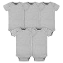 Gerber Baby Bodysuits Short Sleeve Variety 5-Pack Unisex