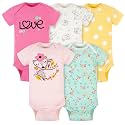 Gerber Baby Bodysuits Short Sleeve Variety 5-Pack Unisex