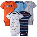 Gerber Baby Bodysuits Short Sleeve Variety 5-Pack Unisex