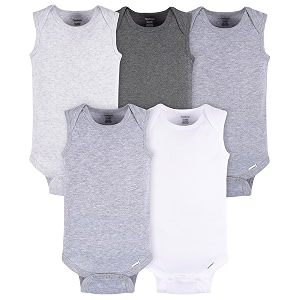 gerber baby bodysuits sleeveless cotton tank multi-pack for boys newborn