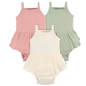 gerber baby bodysuits sleeveless cotton tank multi-pack for boys newborn