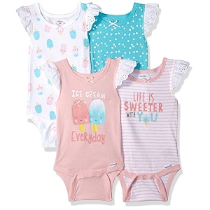 gerber baby bodysuits sleeveless cotton tank multi-pack for boys newborn
