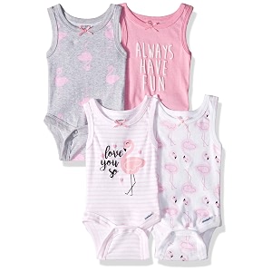 gerber baby bodysuits sleeveless cotton tank multi-pack for boys newborn