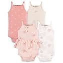 Gerber Baby Bodysuits Sleeveless Cotton Tank Multi-Pack for Boys Newborn