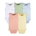 Gerber Baby Bodysuits Sleeveless Cotton Tank Multi-Pack for Boys Newborn