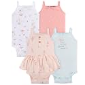 Gerber Baby Bodysuits Sleeveless Cotton Tank Multi-Pack for Boys Newborn
