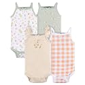 Gerber Baby Bodysuits Sleeveless Cotton Tank Multi-Pack for Boys Newborn