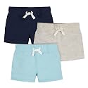 Gerber Baby Boys' Baby &amp; Toddler Boys 3-Pack Pull-on Knit Shorts