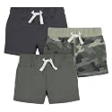 Gerber Baby Boys' Baby &amp; Toddler Boys 3-Pack Pull-on Knit Shorts