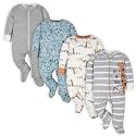 Gerber Baby Boys 4 Pack Sleep 'N Play Footie