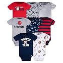 Gerber Baby Boys 8-Pack Short Sleeve Onesies Bodysuits