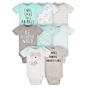 Gerber Baby Boys 8-Pack Short Sleeve Onesies Bodysuits