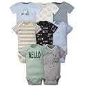 Gerber Baby Boys 8-Pack Short Sleeve Onesies Bodysuits