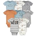 Gerber Baby Boys 8-Pack Short Sleeve Onesies Bodysuits