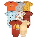 Gerber Baby Boys 8-Pack Short Sleeve Onesies Bodysuits