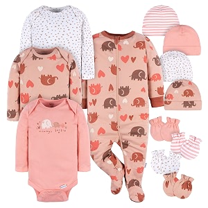 Gerber Baby Girl Clothing Gift Set 12-Piece