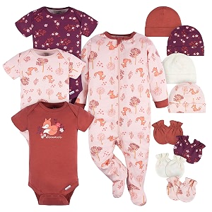 Gerber Baby Girl Clothing Gift Set 12-Piece