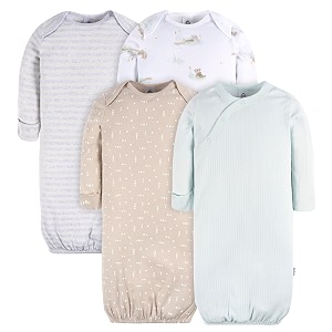 gerber baby girls sleeper gown 4-pack cotton nightgown set