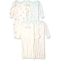 Gerber Baby Girls Sleeper Gown 4-Pack Cotton Nightgown Set