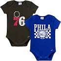 Gerber Baby NBA Boys &amp; Girls 2-Pack Short Sleeve Onesie Bodysuits
