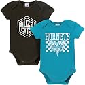 Gerber Baby NBA Boys &amp; Girls 2-Pack Short Sleeve Onesie Bodysuits