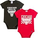 Gerber Baby NBA Boys &amp; Girls 2-Pack Short Sleeve Onesie Bodysuits