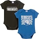 Gerber Baby NBA Boys &amp; Girls 2-Pack Short Sleeve Onesie Bodysuits
