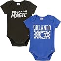 Gerber Baby NBA Boys &amp; Girls 2-Pack Short Sleeve Onesie Bodysuits