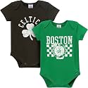 Gerber Baby NBA Boys &amp; Girls 2-Pack Short Sleeve Onesie Bodysuits