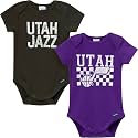 Gerber Baby NBA Boys &amp; Girls 2-Pack Short Sleeve Onesie Bodysuits