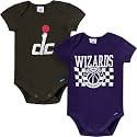Gerber Baby NBA Boys &amp; Girls 2-Pack Short Sleeve Onesie Bodysuits