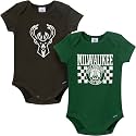 Gerber Baby NBA Boys &amp; Girls 2-Pack Short Sleeve Onesie Bodysuits