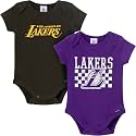 Gerber Baby NBA Boys &amp; Girls 2-Pack Short Sleeve Onesie Bodysuits